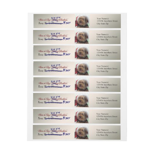 Hond steelt het zilver van je kerst retouradres (Vel)