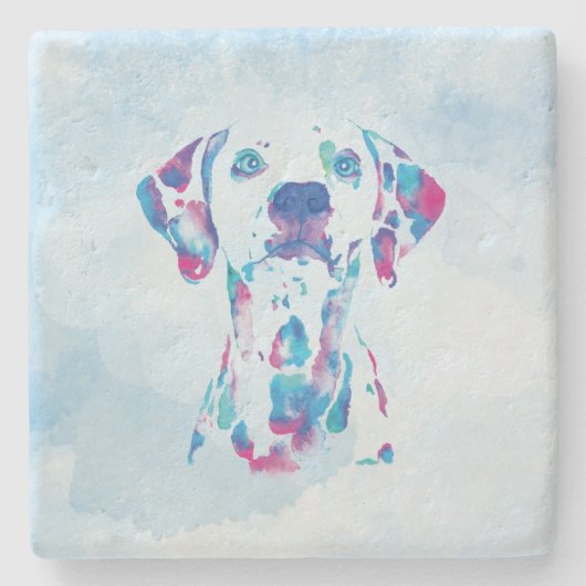 Hond Stenen Onderzetter (Voorkant)