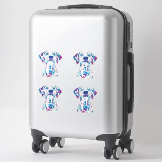 Hond Sticker (Koffer)