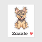 Hond Sticker (Vel)