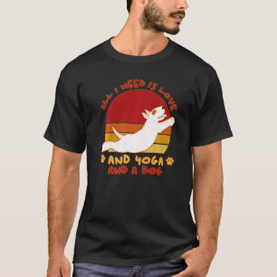 Hond Stier Terrier Eigenaar Yoga Hond T-shirt