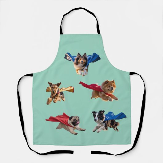 Hond Superheld Schort (Voorkant)