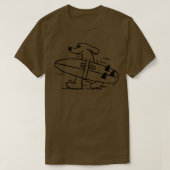 hond surf TShirt TShirt (Design voorkant)