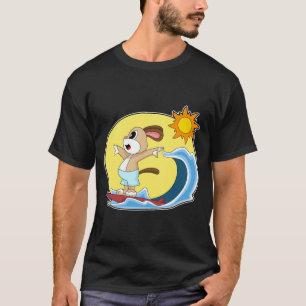 Hond Surfen Surfplank Zomer T-shirt