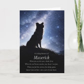 Hond sympathie Border Collie aangepaste naam Kaart (Voorkant)