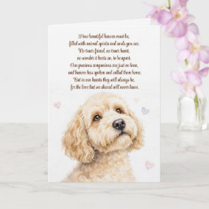 Hond Sympathie Doodle Spiritueel Gedicht Kaart
