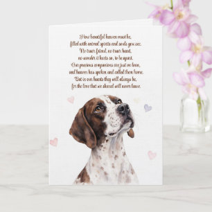 Hond Sympathie Pointer Jachthond  Kaart