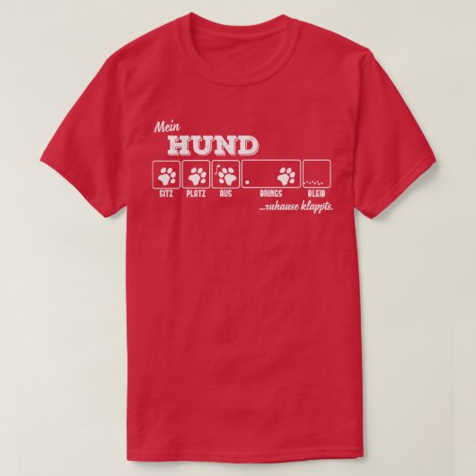 Hond T-shirt (Design voorkant)