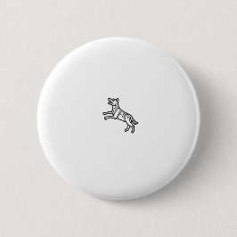 Hond Tattoo  Ronde Button 5,7 Cm