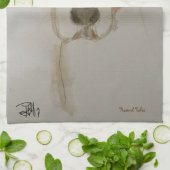 Hond Tea Towel/Kitchen Towel Theedoek (Gevouwen)