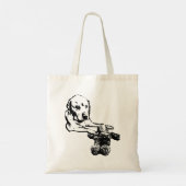 Hond & Teddybeer | Kunsttas Tote Bag (Achterkant)