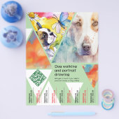 Hond teken Flyers (Enkel)