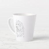 Hond tekening koffiemok Cockapoo Latte Mok (Linkerhoek)