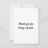 Hond Thanksgiving/dank u kaart (Achterkant)