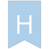 Hond Thema Blauw Gelukkig Verjaardagsfeest Vlaggetjes (Tweede vlag)