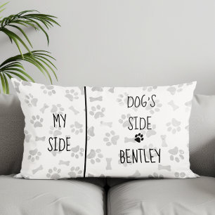 Hond thema slaapkamer poot print mijn kant honden  accent kussen