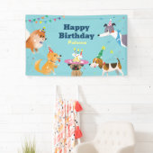 Hond Theme Happy Birthday Banner (Insitu)