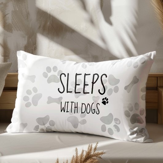 Hond Theme Slaapkamer Paw Prints Slaapplaatsen met Kussensloop