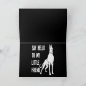 Hond | Tie Dye Dog Hippie Great Dane Puppy Gift Bedankkaart (Binnen)