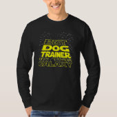Hond Trainer Cool Galaxy Job T-shirt (Voorkant)
