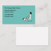 Hond training klasse instructeur visitekaartje (Voorkant / Achterkant)