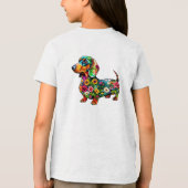 hond Tri-Blend shirt (Achterkant)