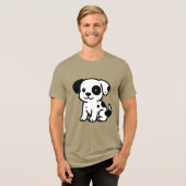 hond Tri-Blend shirt (Voorkant volledig)