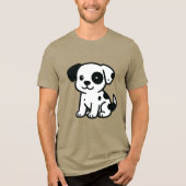 hond Tri-Blend shirt (Voorkant)