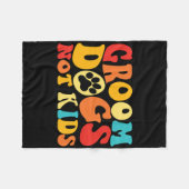 Hond trimmen niet kinderen Grappige honden Cute Me Fleece Deken (Voorkant (Horizontaal))