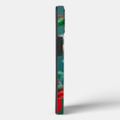 Hond tussen feestelijke kerstversiering Case-Mate iPhone case (Achterkant / Rechts)
