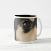 Hond Tweekleurige Koffiemok (Voorkant rechts)