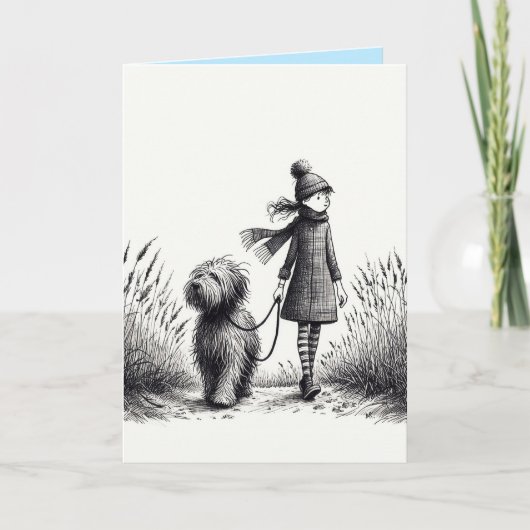 Hond Uitlaten Kaart (Voorkant)