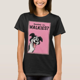 Hond uitlaten  t-shirt