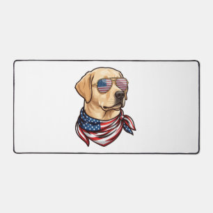 Hond Usa Vlag Zonnebril Bandana Bureaumat