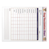 Hond Vaccinatie Grafiek Notitieblok (Voorkant)