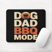 Hond Vader Bbq Modus Grappig Achtertuin Grillen Muismat (Met muis)