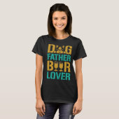 Hond Vader Bierliefhebber T-shirt (Voorkant volledig)