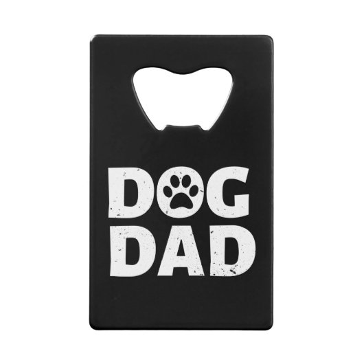 Hond Vader Creditkaart Flessenopener (Voorkant)