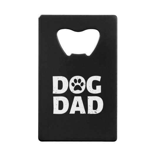 Hond Vader Creditkaart Flessenopener (Voorkant)