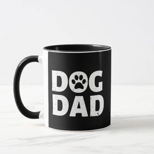 Hond Vader Foto Mok (Links)