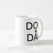 Hond vader grappig Pet Lover Gift voor Hem Koffiemok (Voorkant rechts)