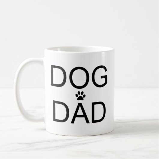 Hond vader grappig Pet Lover Gift voor Hem Koffiemok (Links)