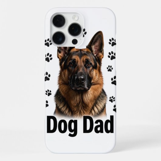 Hond Vader iPhone 16 Pro Max Hoesje (Achterkant)