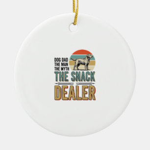 Hond Vader Snack Dealer Vintage Hond Liefhebber Sh Keramisch Ornament