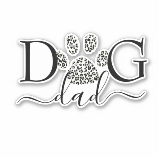 Hond Vader Sticker (Voorkant)