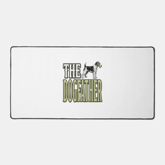 Hond Vader Terrier Vintage Gravure Shirt Ontwerp_ Bureaumat (Voorkant)