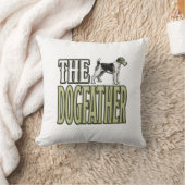 Hond Vader Terrier Vintage Gravure Shirt Ontwerp_ Kussen (Deken)