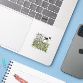Hond Vader Terrier Vintage Gravure Shirt Ontwerp_ Sticker (Laptop met iPhone)
