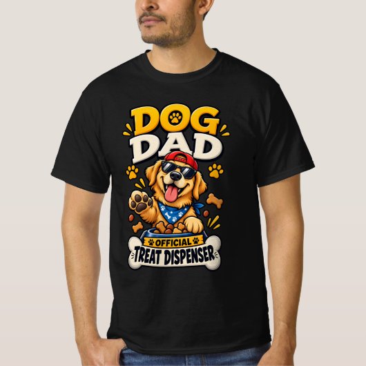 Hond Vader Treat Dispenser T-shirt (Voorkant)