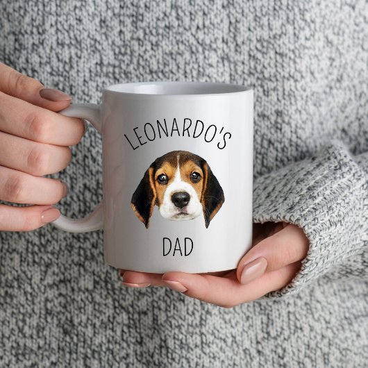 Hond vader vader vader eigenaren gepersonaliseerde mok